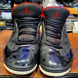 Nike Air Jordan Dub Zero Bred Black Red 2008 311046-061 Mens Size 10 Rare